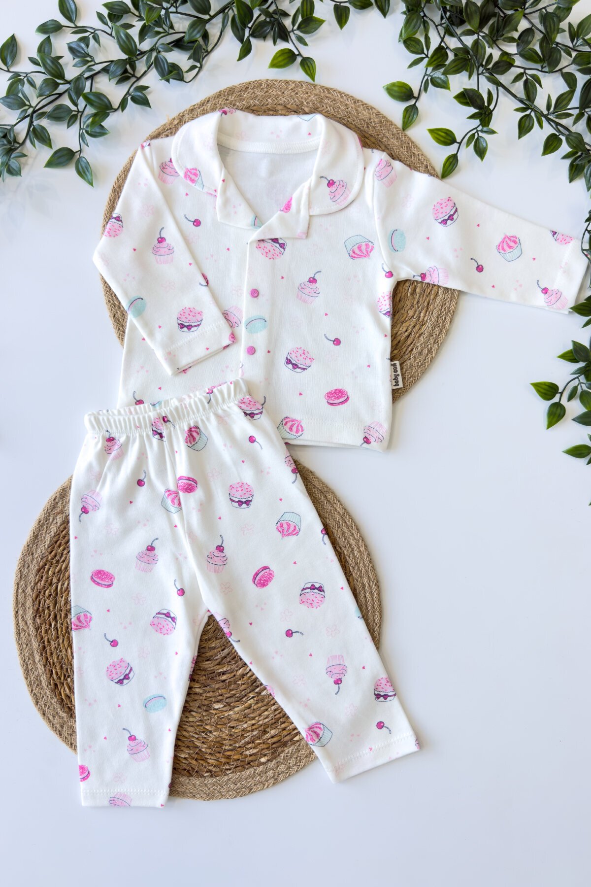 3-12 AY CUPCAKE PİJAMA TAKIMI