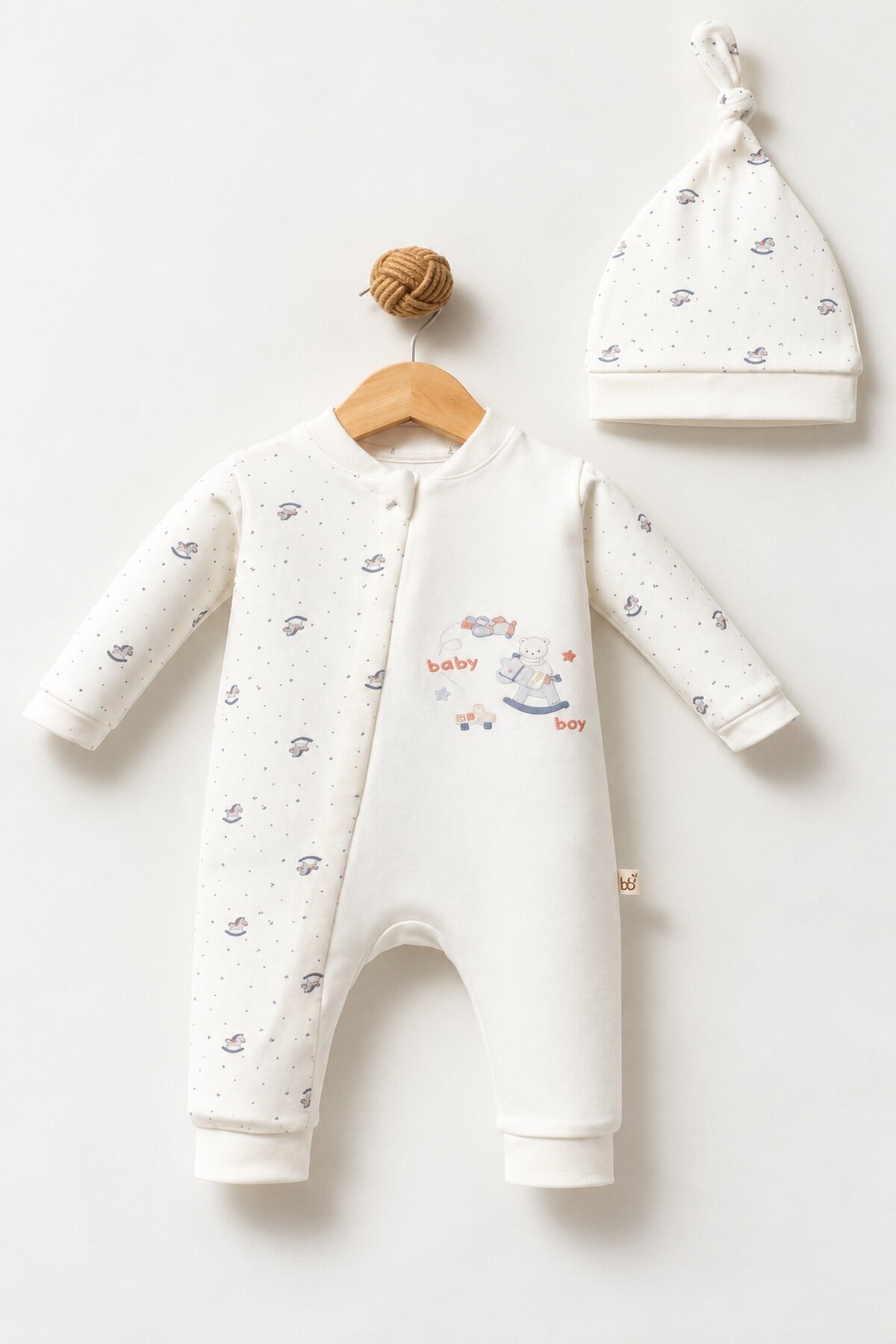 0-6 AY BABY BOY FERMUARLI MANŞETLİ TULUM BUBB