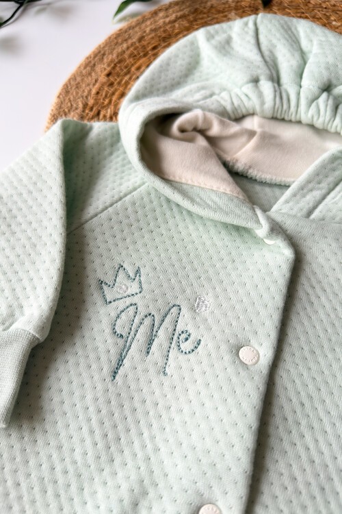 0-12 AY KAPİŞONLU HIRKA YEŞİL