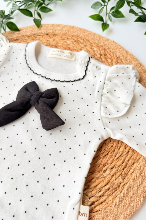 0-12 AY PUANTİYELİ FİYONKLU BADİLİ TAKIM SİYAH