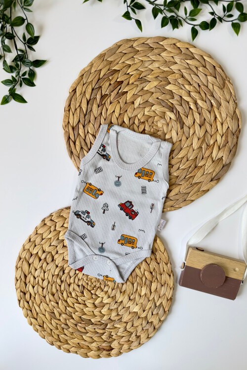 0-3-6-9 AY ARABA DESENLİ ZIBIN GRİ