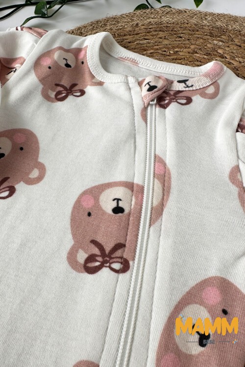 0-3 AY DESENLİ FERMUARLI PATİKLİ TULUM