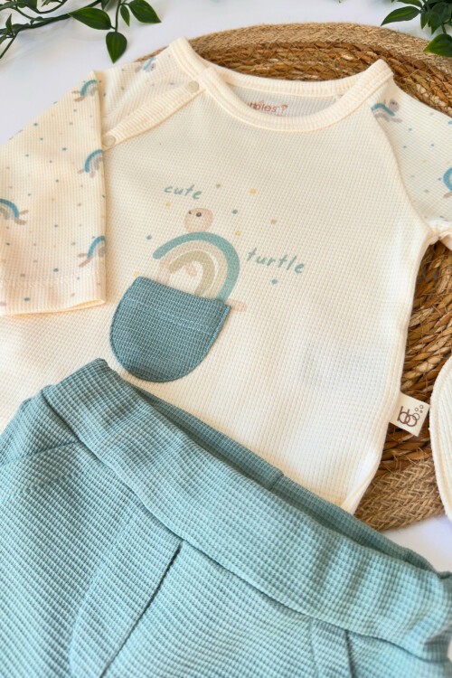 0-3 AY CUTE TURTLE 5Lİ YENİ DOĞAN TAKIMI YEŞİL