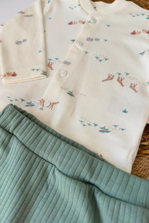 0-3 AY JUNGLE 5Lİ YENİ DOĞAN TAKIMI YEŞİL