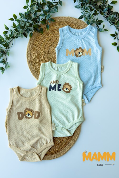 0-6 AY 3LÜ KARIŞIK DESENLİ ZIBIN SET