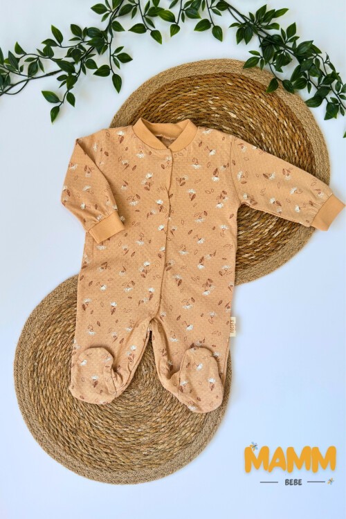 0-6 AY GANA ÇİÇEKLİ PATİKLİ TULUM