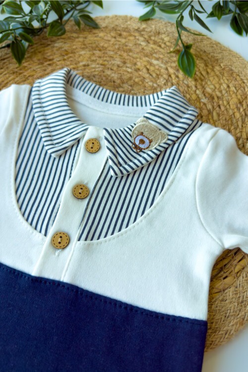 0-6 AY GÖMLEK YAKALI PATİKLİ TULUM