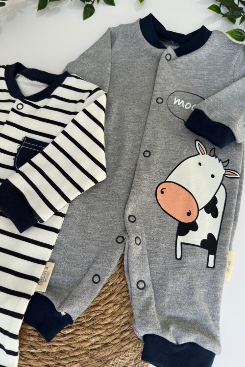 0-9 AY ÜÇLÜ KUZULU İNEKLİ MANŞETLİ TULUM