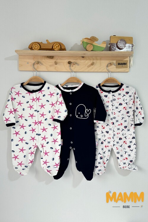 0-9 AY DENİZCİ BASKILI PATİKLİ TULUM