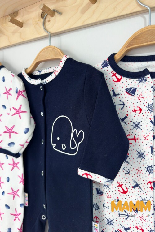 0-9 AY DENİZCİ BASKILI PATİKLİ TULUM