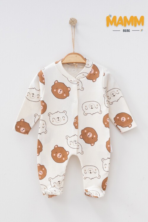 1-3-6 AY YENİ AYICIK DESENLİ PATİKLİ TULUM