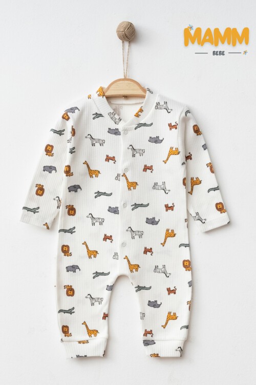 1-3-6 AY HAYVANLAR ALEMİ DESENLİ MANŞETLİ TULUM