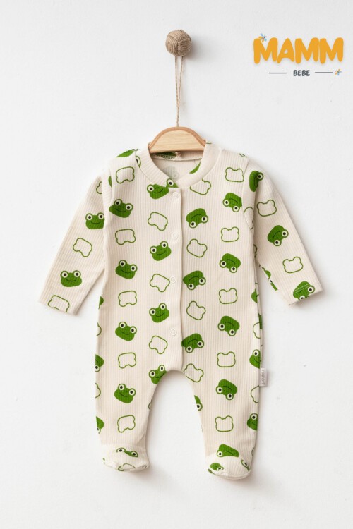 1-3-6  AY KURBAĞA DESENLİ PATİKLİ TULUM