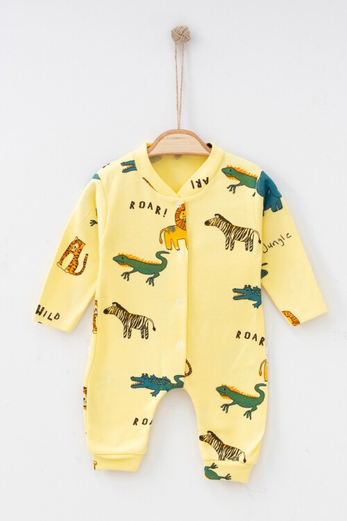 1-3-6 AY SAFARİ DESENLİ MANŞETLİ TULUM