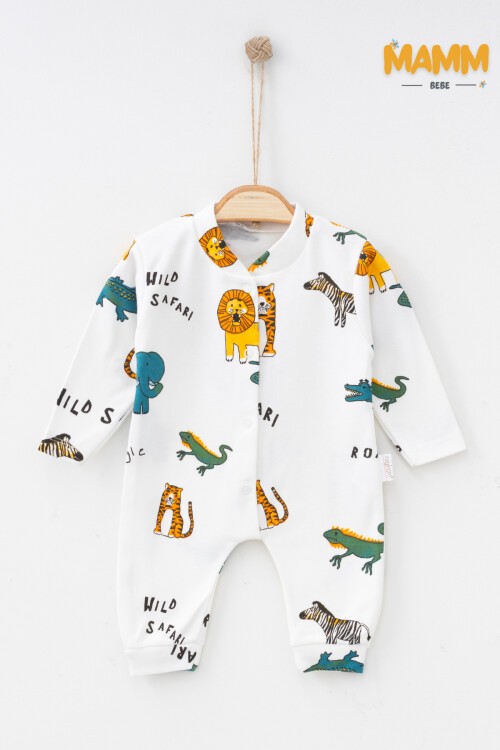 1-3-6 AY SAFARİ DESENLİ MANŞETLİ TULUM