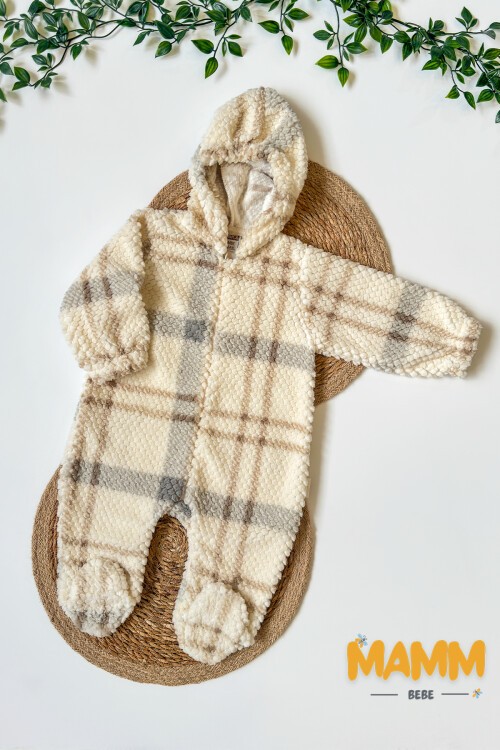 3-12 AY ÇİZGİLİ ŞAPKALI TULUM GRİ