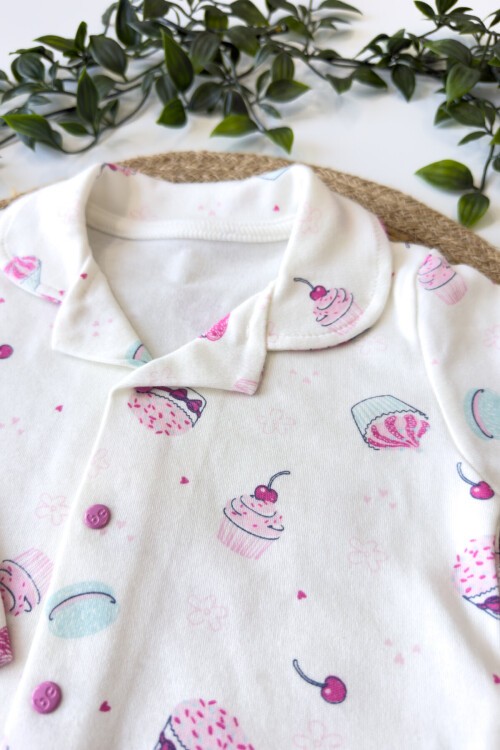3-12 AY CUPCAKE PİJAMA TAKIMI