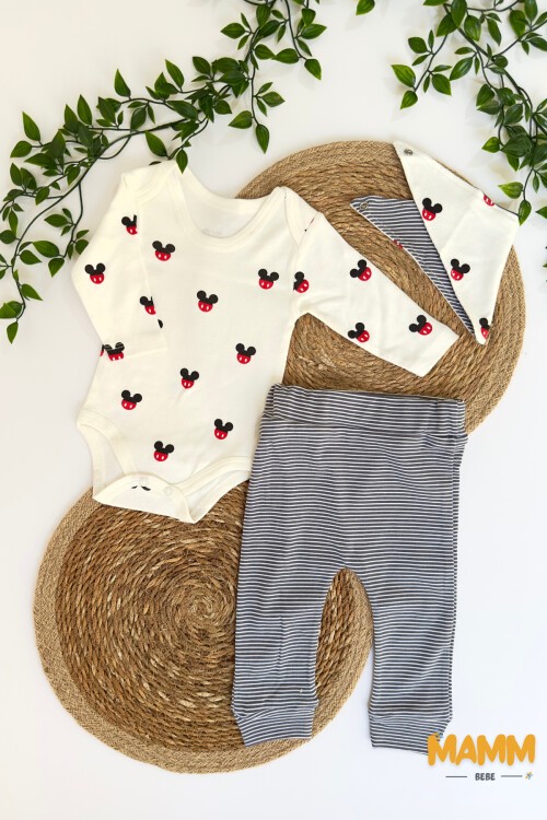 3-12 AY FARE KAFA ALT ÇİZGİLİ ÖNLÜKLÜ TAKIM