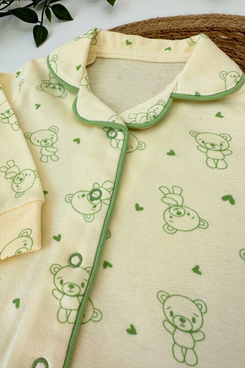 3-12 AY KALPLİ AYICIK PİJAMA TAKIMI