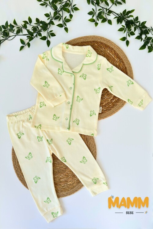 3-12 AY KELEBEKLİ PİJAMA TAKIMI