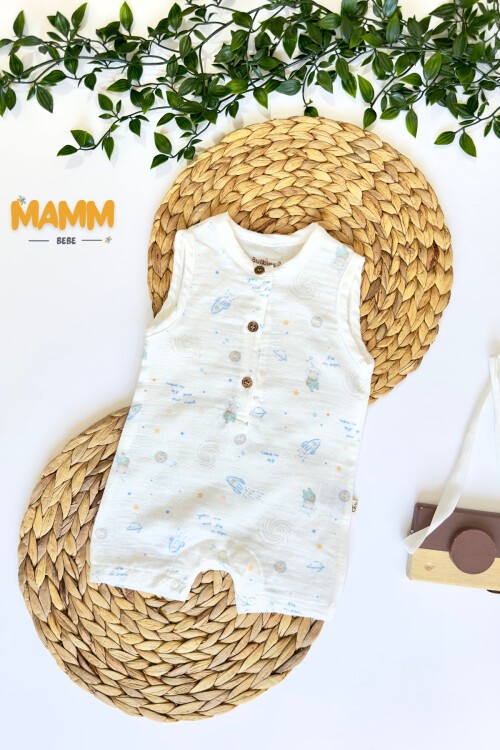 3-12 AY SPACE MÜSLİN ŞORT TULUM