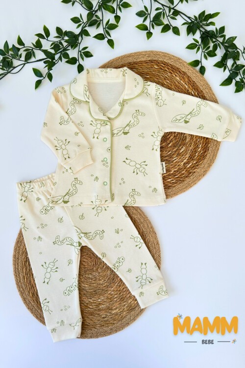 3-12 AY TIRTILLI PİJAMA TAKIMI