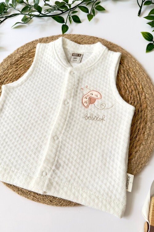 6-18 AY UĞUR BÖCEĞİ NAKIŞLI YELEK