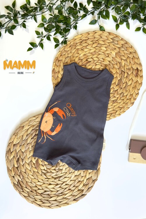 3-12 AY YENGEÇLİ ŞORT TULUM ANTRASİT