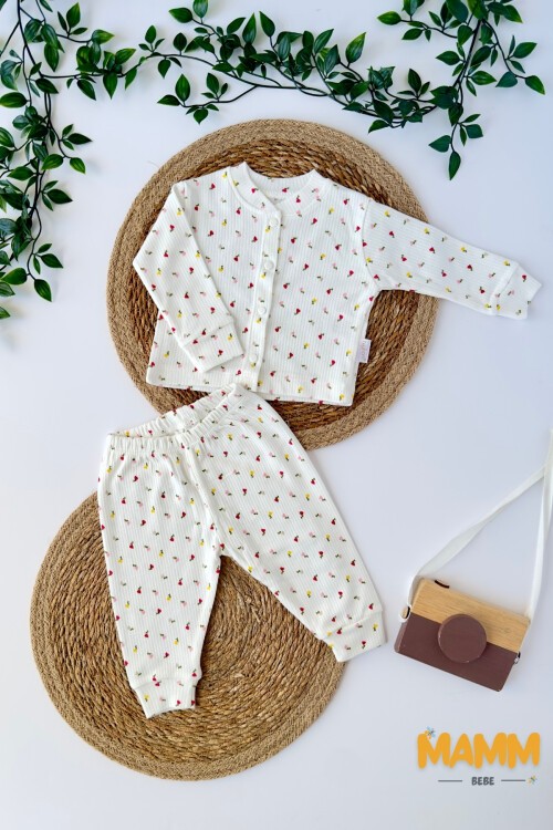 3-6-9 AY LALE DESENLİ PİJAMA TAKIMI