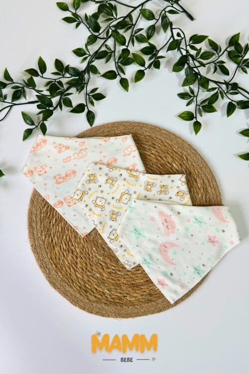 3LÜ KARIŞIK DESENLİ FULAR ÖNLÜK