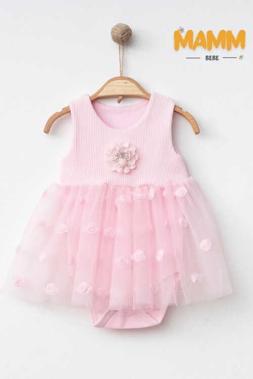 6-12-18 AY GÜLLÜ BODY ELBİSE PEMBE