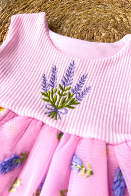 6-12-18 AY LAVANTALI BODY ELBİSE PEMBE