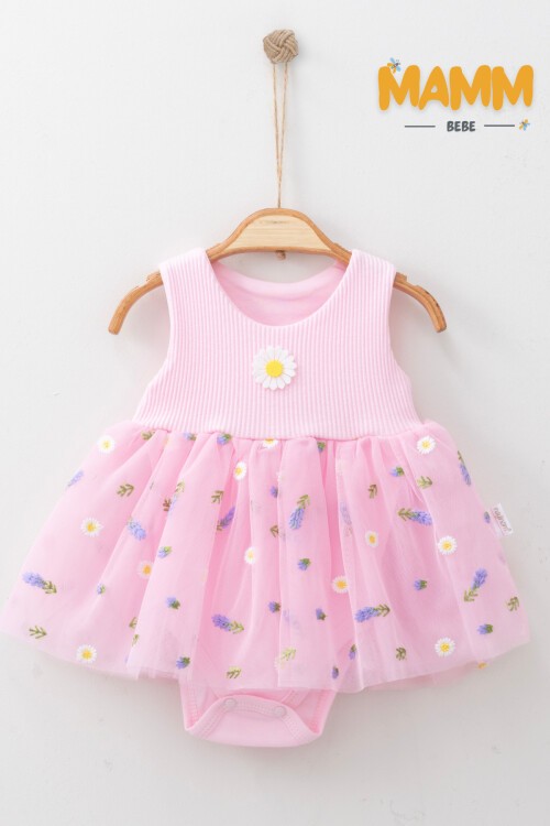 6-12-18 AY LAVANTALI BODY ELBİSE PEMBE