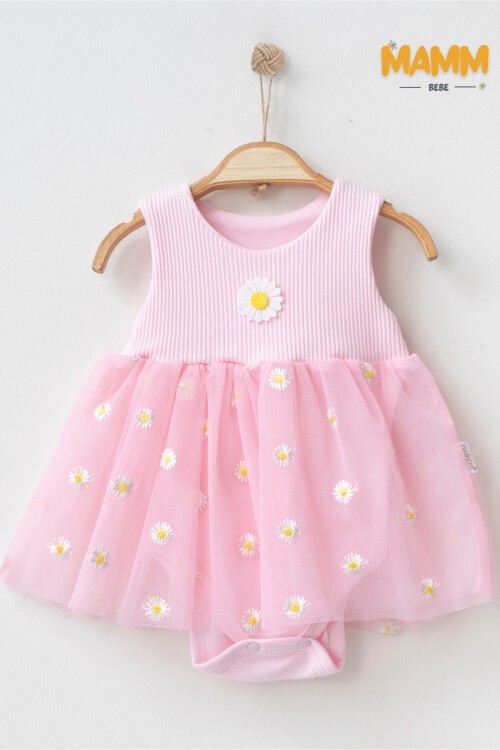 6-12-18 AY PAPATYALI BODY ELBİSE PEMBE