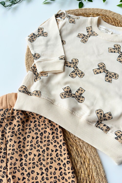 6-24 AY FİYONK LEOPAR DESENLİ TAKIM SOMON