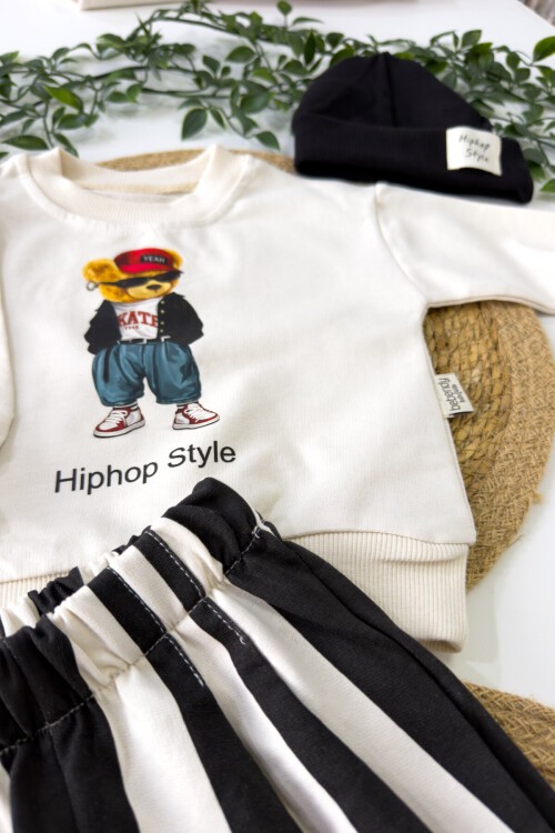 6-36 AY HİP HOP STYLE DÖRTLÜ TAKIM SİYAH