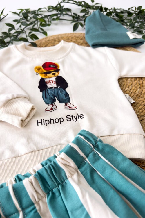 6-36 AY HİP HOP STYLE DÖRTLÜ TAKIM YEŞİL