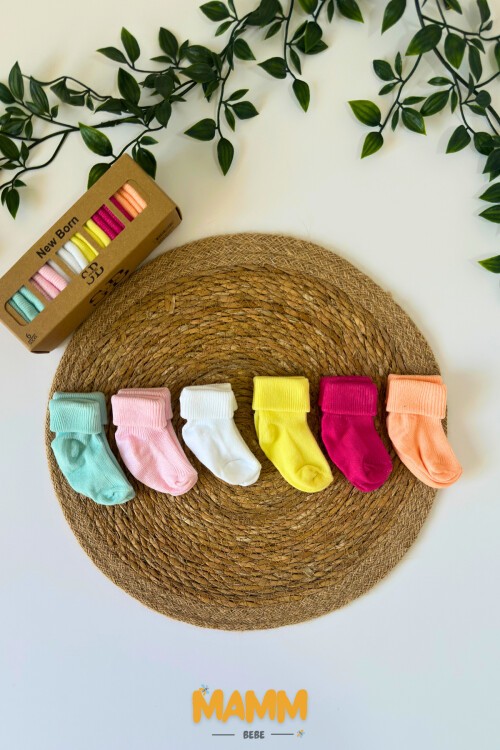 6 RENK KUTULU ÇORAP 1005