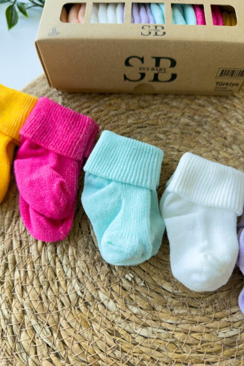 6 RENK KUTULU ÇORAP 1009