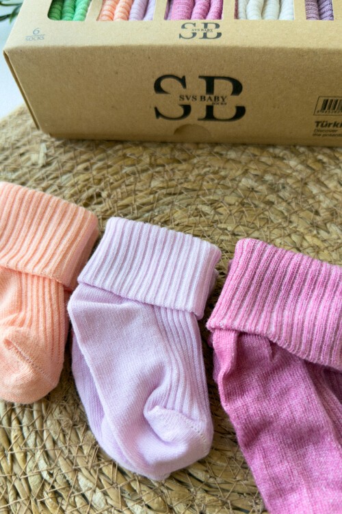 6 RENK KUTULU ÇORAP 1012