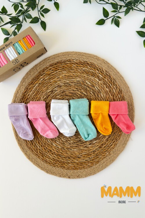 6 RENK KUTULU ÇORAP 1014