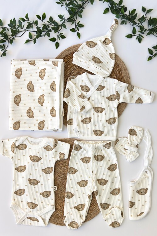 7Lİ HASTAHANE ÇIKIŞ SETİ AYICIK