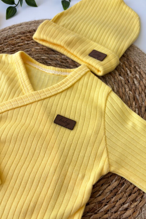 7Lİ HASTAHANE ÇIKIŞ SETİ SARI