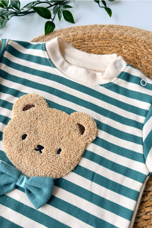 9-18 AY ÇİZGİLİ AYICIK SÜZİNE TAKIM