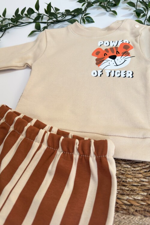 9-18 AY TİGER BASKILI TAKIM