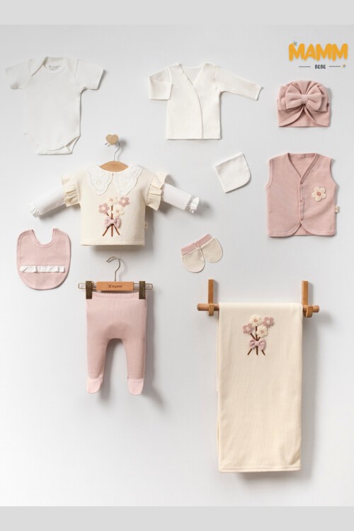 AY YAKASI DANTELLİ HASTAHANE ÇIKIŞI 10LU