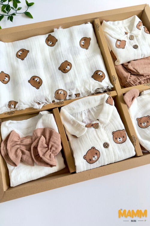 AYICIKLI MÜSLİN KUMAŞ HASTAHANE ÇIKIŞI 10LU