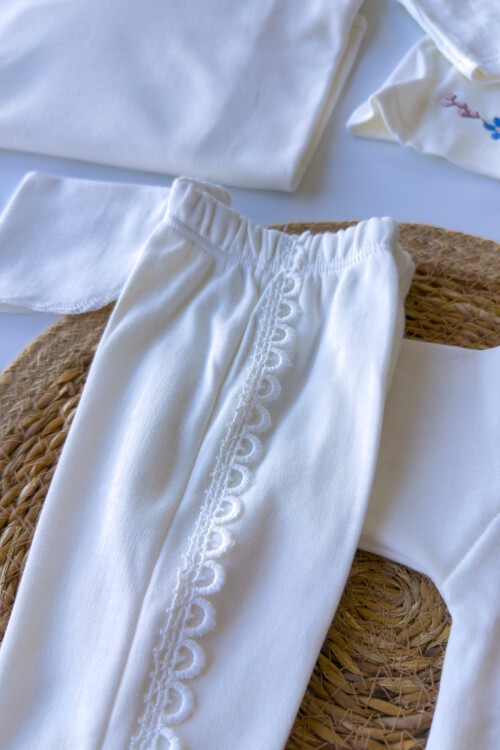 ÇİÇEK NAKIŞLI HASTAHANE ÇIKIŞI 10LU