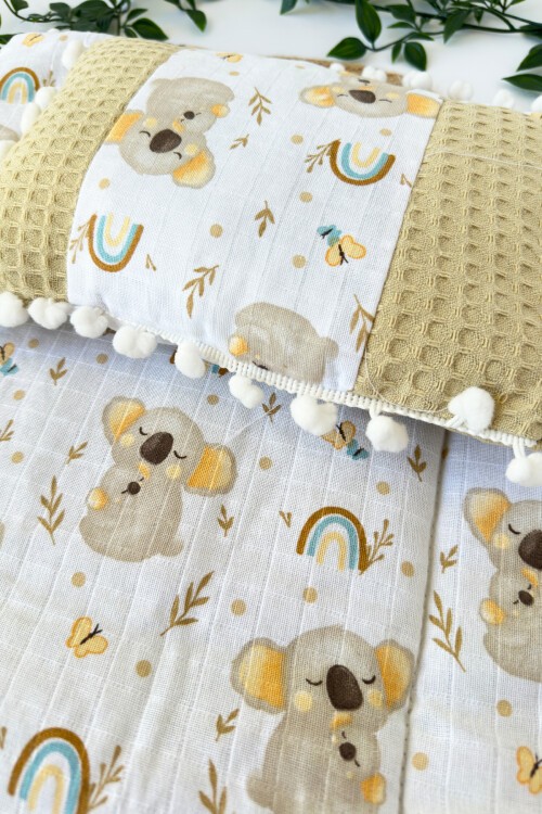 KOALA DESENLİ ALT AÇMA ÖRTÜSÜ