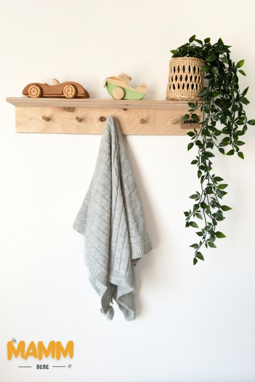 PONPONLU BATTANİYE 80X90 CM GRİ